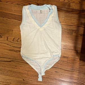 Free people cozy girl tank bodysuit